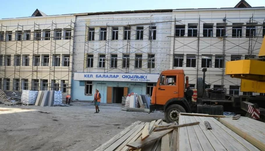 А.Байтұрсынов атындағы 50 мектеп-гимназия құрылысы бітуге жақын