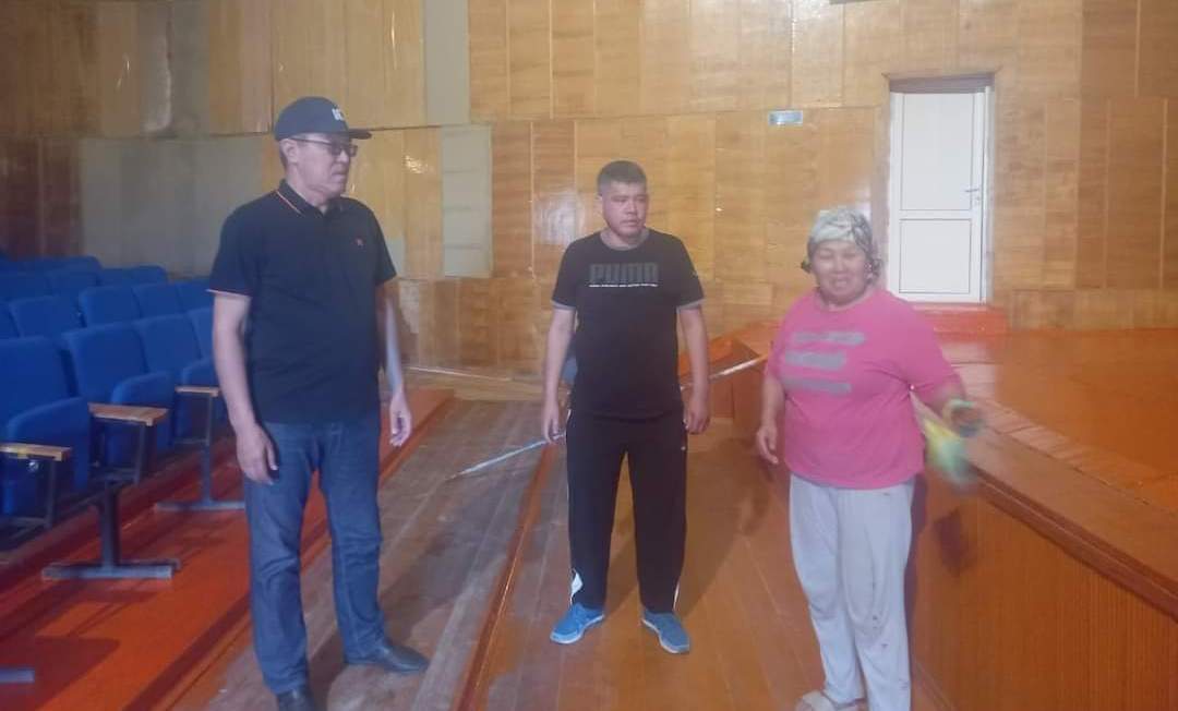 Түркістан: Шардарада мәдениет үйлерінің құрылыс жұмыстары қадағаланды