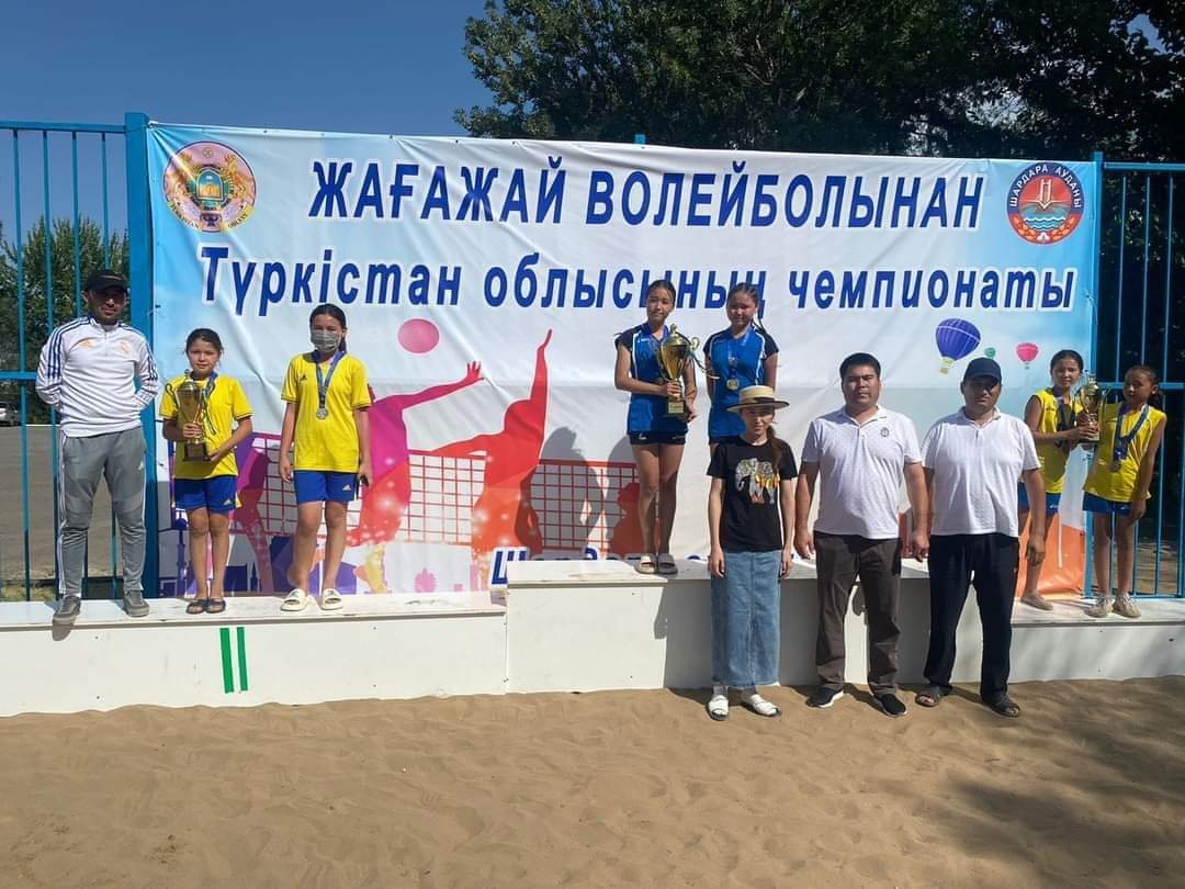 Түркістан: Шардарада жағажай волейболынан жасөспірімдер арасында облыс чемпионаты өтті